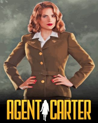 The Agent Peggy Carter Marvel Diamond Painting