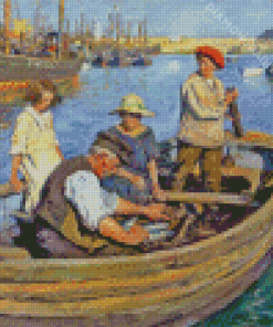 The Fishermen Expedition Stanhop Forbes Diamond Painting