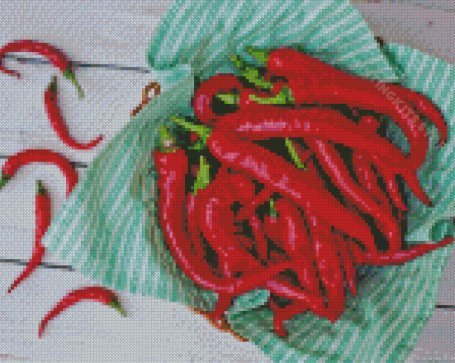 The Hot Peppers Diamond Painting