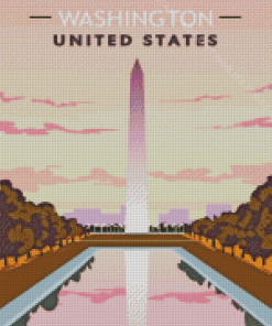 United States Washington Monument Poster Diamond Painting