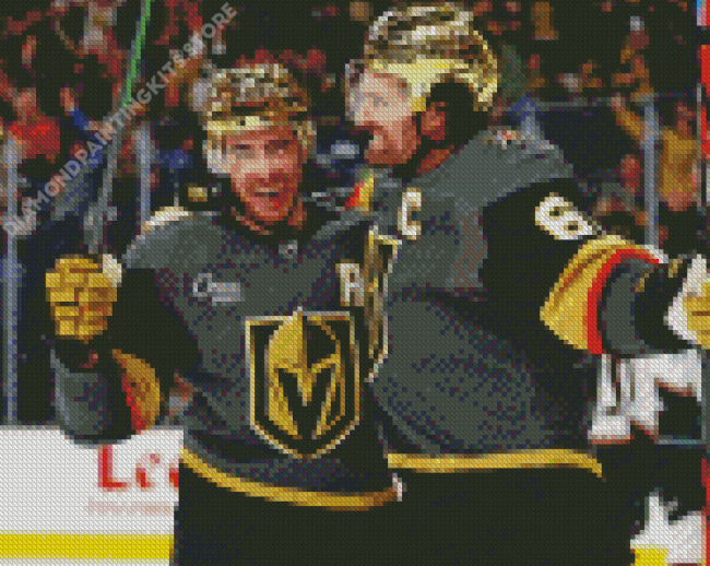 Vegas Golden Knights Ice Hockey Team Players Diamond Painting