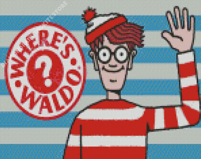 Where Is Waldo Poster Diamond Painting