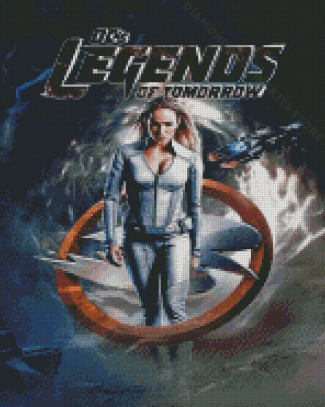 White Canary Legends Of Tomorrow Poster Diamond Painting