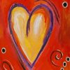 Abstract Heart Diamond Painting