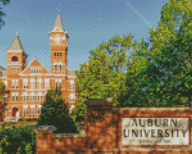 Alabama Auburn University Diamond Painting