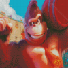 Cool Donkey Kong Diamond Painting