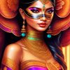 Gorgeous Indian Lady Diamond Painting