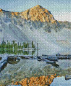 Mountain Idaho Landscape Diamond Painting
