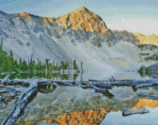 Mountain Idaho Landscape Diamond Painting