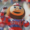 Ohio States Mascot Brutus Buckeye Diamond Painting