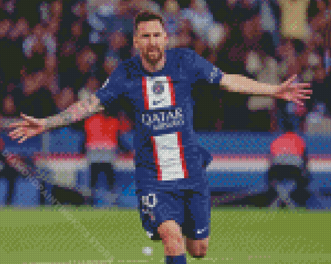 Psg Messi Diamond Painting