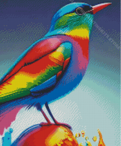 Rainbow Bird Diamond Painting