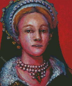 Sad Catherine Howard Diamond Painting