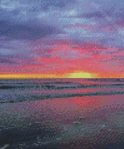 Sunrise Rye Beach Diamond Painting