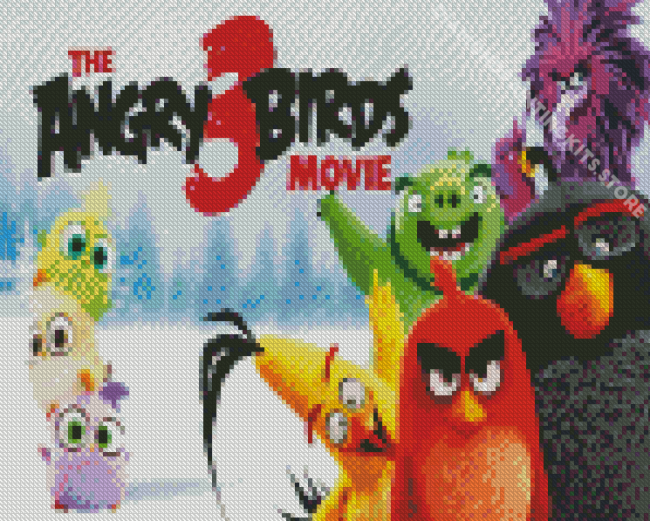 The Angry Birds 3 Movie Diamond Painting