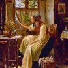 Young Woman Looking Out The Window Diamond Painting