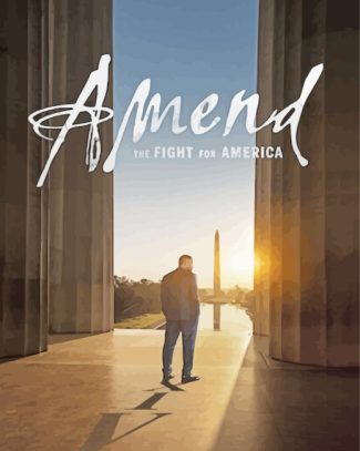 Amend The Fight For America Poster Diamond Painting
