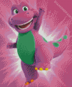 Barney The Dinosaur 5D Diamond Painting