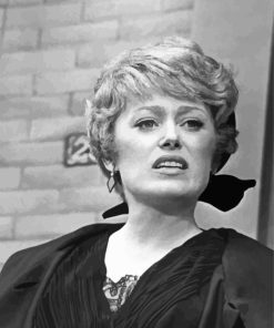 Black And White Actress Rue Mcclanahan 5D Diamond Painting
