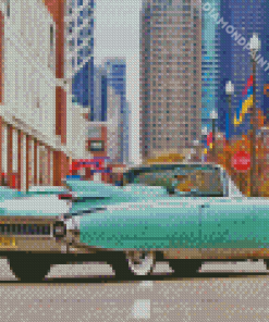 Blue 1959 Cadillac Eldorado For Diamond Painting