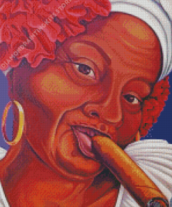 Cuban Woman Diamond Painting