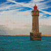 France Phare De La Jument Lighthouse Diamond Painting