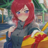 Maki Nishikino Giving A Gift Diamond Painting