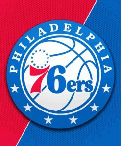 Philadelphia 76ers Logo 5D Diamond Painting