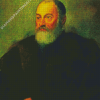 Portrait Of A Man By Tintoretto Diamond Painting