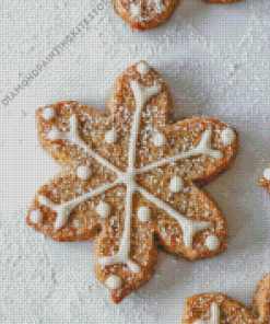 Tasty Snowflake Cookies 5D Diamond Painting