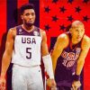 Team USA Basketballers Poster Diamond painting