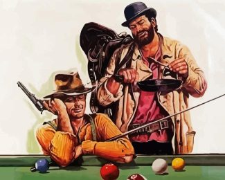 Terence Hill And Bud Spencer Characters 5D Diamond Painting
