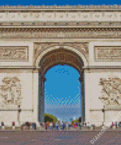Triumphal Arch Paris 5D Diamond Painting