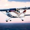 White And Blue Cessna 182 Diamond Painting