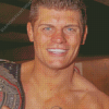 Wrestler Cody Rhodes Diamond Painting