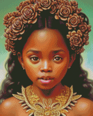 Aesthetic African Baby Diamond Painting