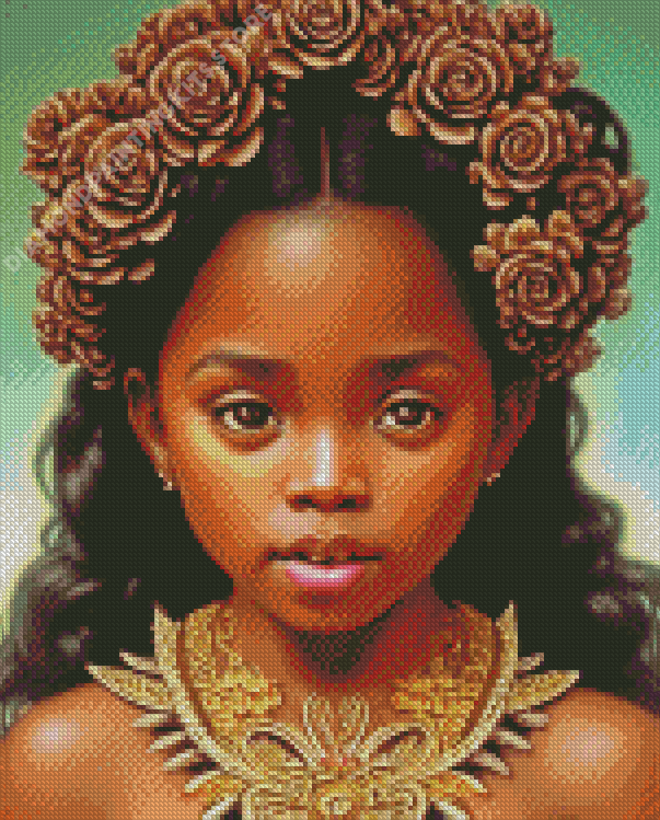 Aesthetic African Baby Diamond Painting