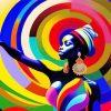 Aesthetic African Colorful Lady Diamond Painting