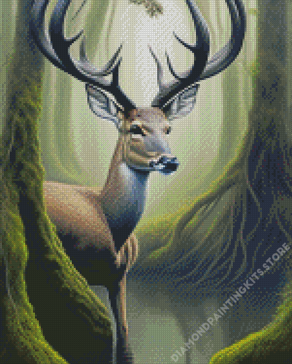 Aesthetic Deer Animal Diamond Painting
