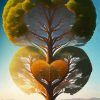 Aesthetic Heart Tree Of Life 5D Diamond Painting