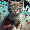 Aesthetic Kitten Diamond Painting