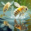 Bees Swimming Diamond Painting