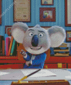 Buster Moon Sing Character Diamond Painting