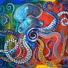 Colorful Abstract Octopus 5D Diamond Painting