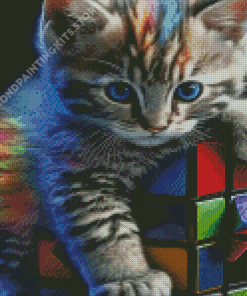 Cute Cat Diamond Painting