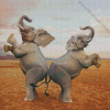 Funny Elephants Diamond painting