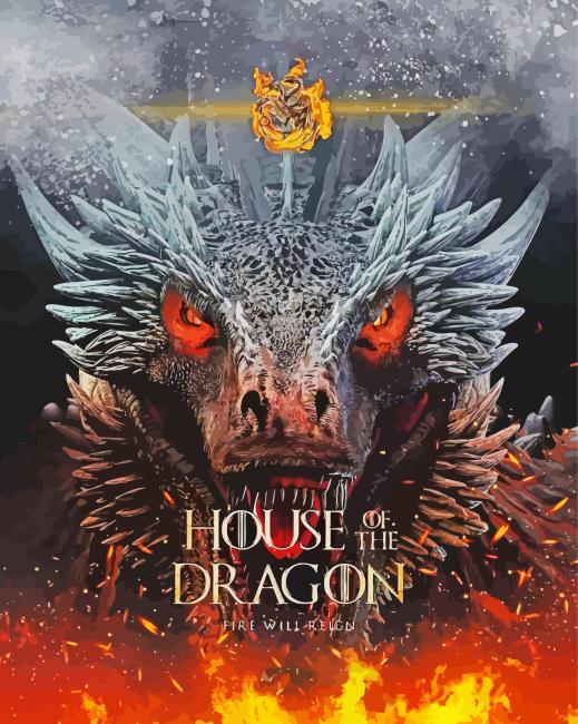 House Of Dragon Poster 5D Diamond Painting