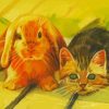 Cat And Bunny Art 5D Diamond Painting