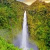 Hawaii Waterfall Landscape 5D Diamond Painting