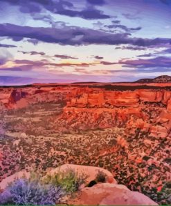 Sunset Colorado National Monument 5D Diamond Painting